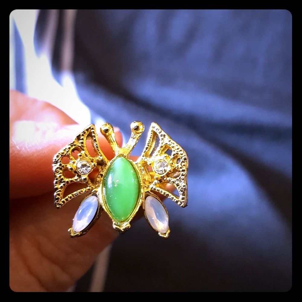 Vintage Avon Butterfly Ring